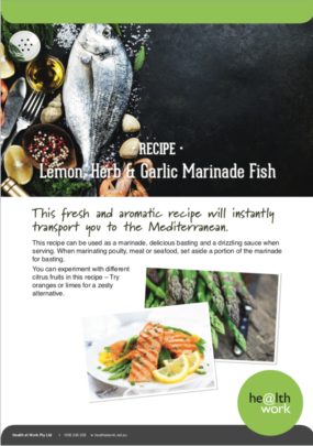 Lemon Herb & Garlic Marinade Fish Recipe