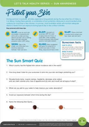 Let's Talk Health Series-Sun Awareness
